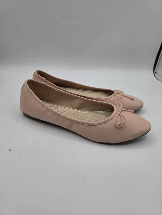 Rampage Soft Step Pink Faux Leather Slip On Ballet Flats Bow Detail Size 9.5 NEW - Picture 10 of 13